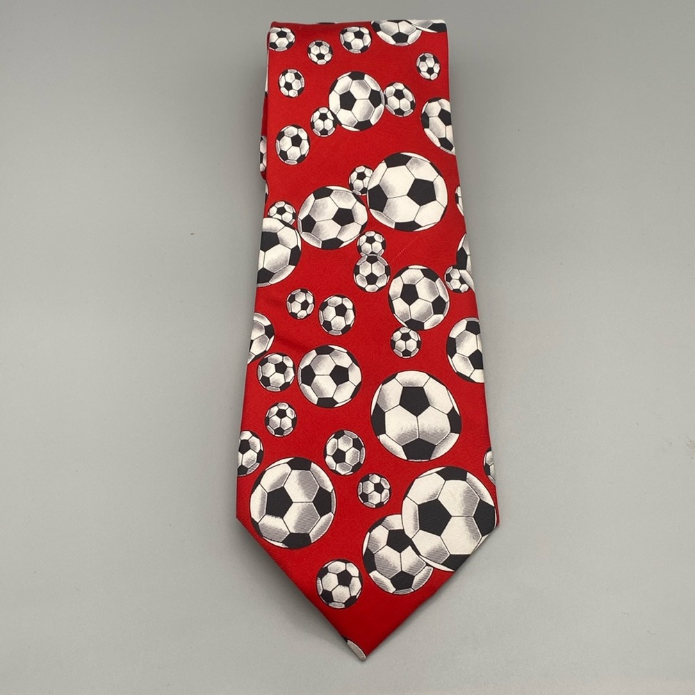 Christian Pelini Soccer Red Man Tie